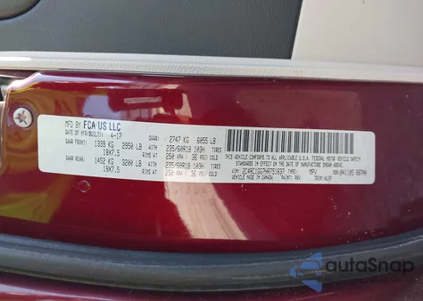 2017 Chrysler Pacifica Limited from USA, damaged, VIN 2C4RC1GG7HR751637